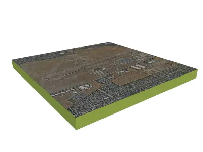 South Valley Regional Airport - High Resolution Background 3D model