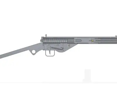 STEN MkIII 3D model