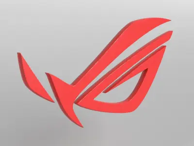 ROG Logo version1 003 Free low-poly 3D model