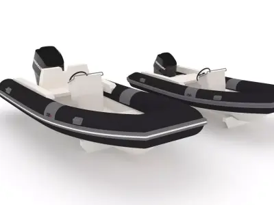 Northstar Tender Boat model 550 - 460 3D model