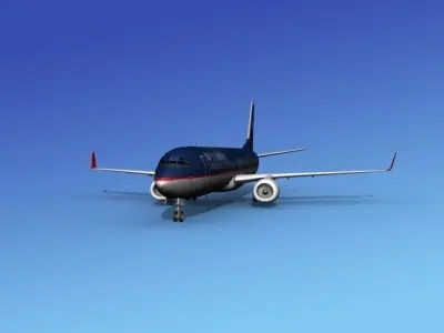 Boeing 737-900ER US Air 3D model