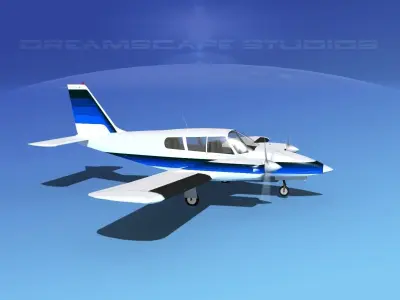Piper PA-34 Seneca V11 3D model