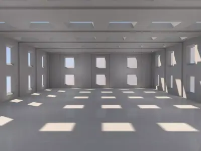 Modern Warehouse 3D model purchase