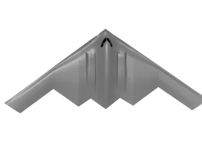 B-2 Bomber 3D model