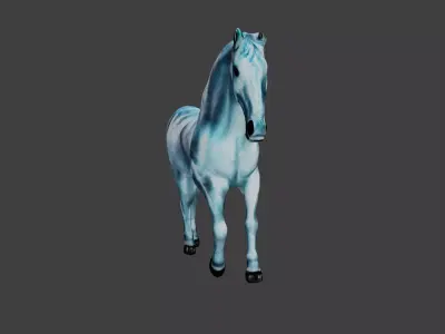 Horse Animal Low-poly 3D model