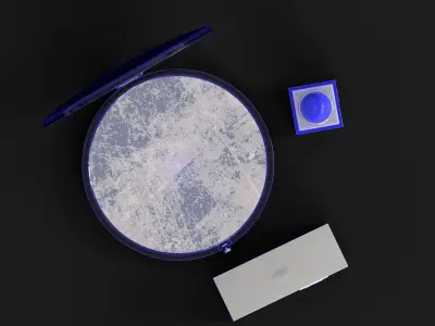 MAKEUP lipstick and mirror Free 3D model