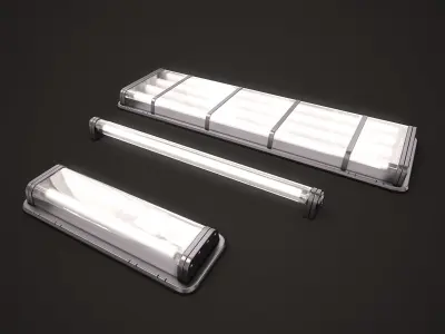 Sci Fi Light Kitbash 3D model