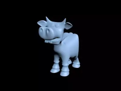 Cow Lowpoly - Vaca Free low-poly 3D model