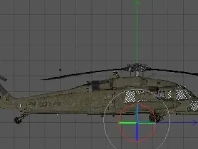 UH-60 Blackhawk US Army 3D model