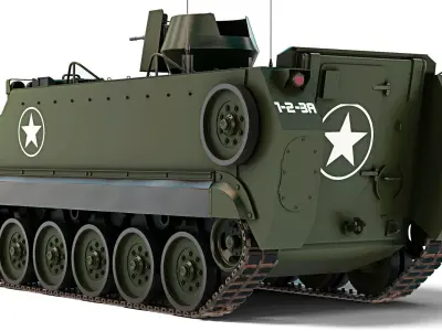 M113A3 1987 3D model