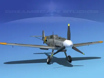 Messerschmitt BF-109 V01 3D model
