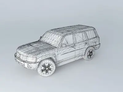 Nissan Patrol LE 3.0 dCi Free 3D model