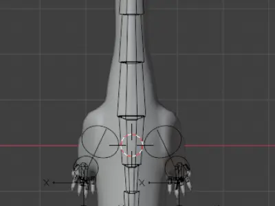 Postosuchus Low-poly 3D model