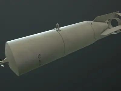 Bomb P-50-75 Low-poly 3D model