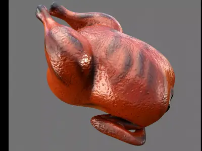 chicken Low-poly 3D model