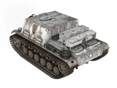 StuIG 33B - Self-propelled heavy Infantry Gun - G7 3D model