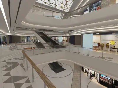 Shopping Mall 5 3D model