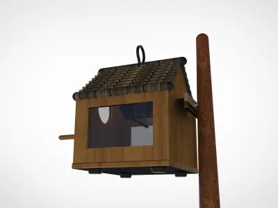 Nest House -  bird house 3D model