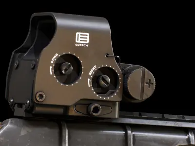 Silenced Weapon Pack Low-poly 3D model