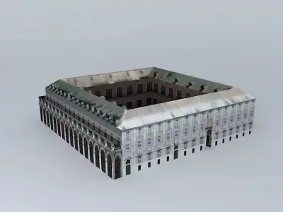 Palace in Aranjuez 3 3D model