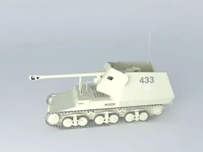 SdKfz 135 Marder I 3D model