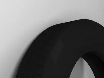 Continental VanContact tire Low-poly 3D model