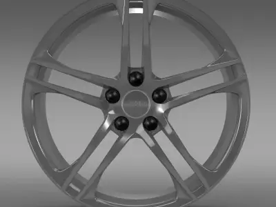 Audi R8 GT rim 3D model
