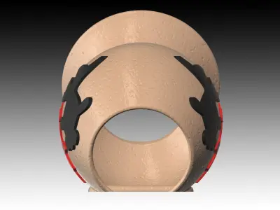 Aquarium-ornaments Octopus-pot -Goldfish- Free 3D print model