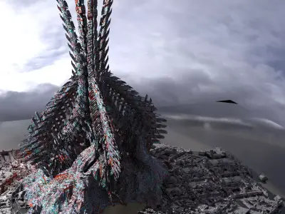 Dragon Claw Mountain 3D model