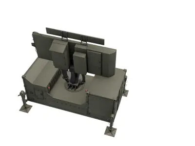 Thales Ground Master 400 Radar 3D model