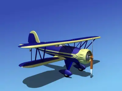 Waco YMF-5 V13 3D model