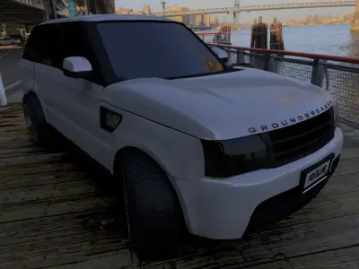 Range Rover Sport 2006 Free 3D model