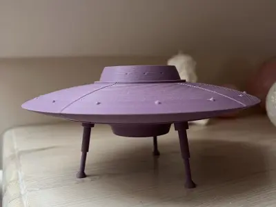 Ufo Space Ship Designer Flower Pot 3D print model