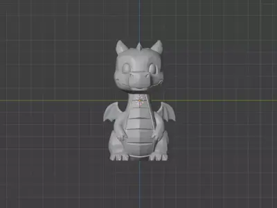 Dragon base 3D print model Free 3D print model