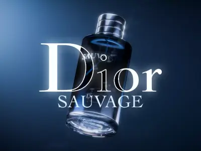 Christian Dior Sauvage Fragrance Free 3D Model Free low-poly 3D model