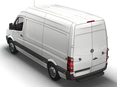 Volkswagen Crafter Van L2H2 2016 3D model