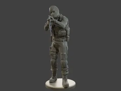 CzechSlovak Police Tactical Unit CPTU2 006 3D print model
