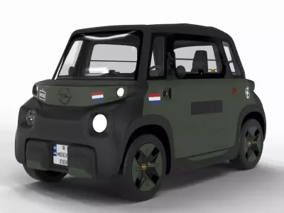 Opel Rocks-e 2020 Dutch Army 3D model