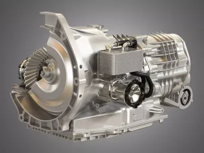 PDK Transmission Cutaway 3D model