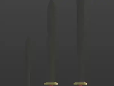 LowPolySword Pack Free low-poly 3D model