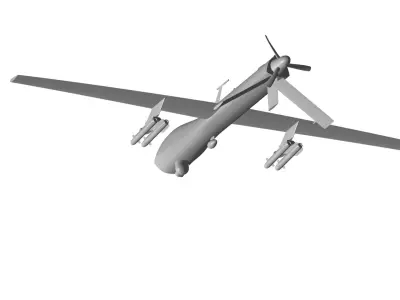 MQ-1 Predator 3D model