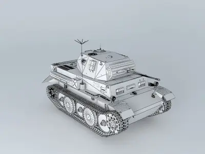 Panzer II Ausf L PzKpfw IIL "Lynx". 3D model