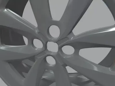 Rim Car Custom 02 3D model