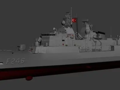 TURKISH NAVAL FORCES 3D model