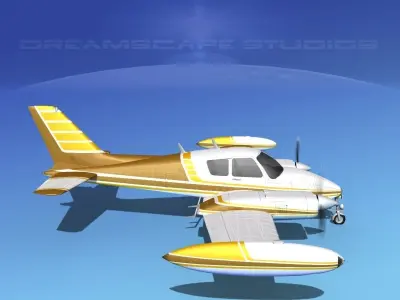 Cessna 310 V07 3D model