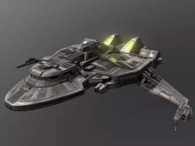 32Maquis-Raider star wars spaceship 3D model