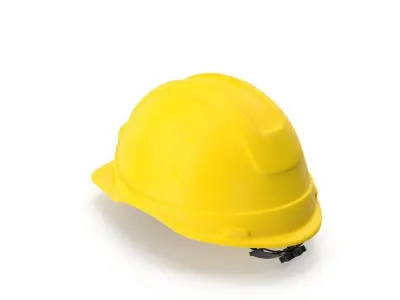 Yellow SafeTy Helmet 3D model