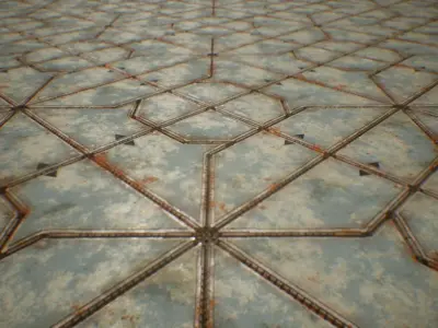 PBR Sci-Fi Industrial Texture 66 FREE SAMPLE Free low-poly 3D model