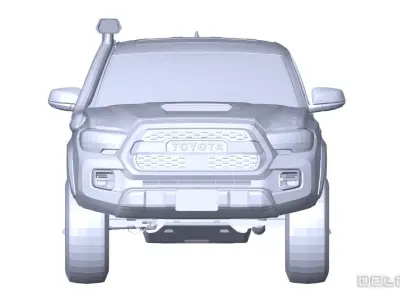 2019 TOYOTA Tacoma TRD Pro 3D Scan Surface Data Model 3D model