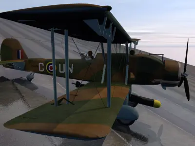 Vickers Wildebeest Mk-4 3D model